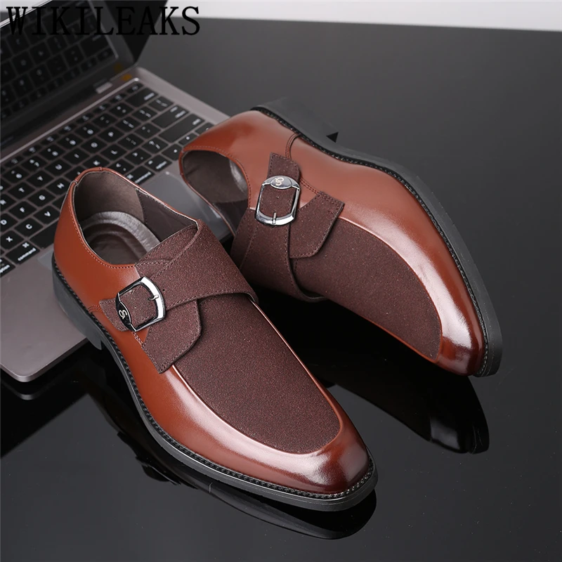 cheap brown dress shoes men