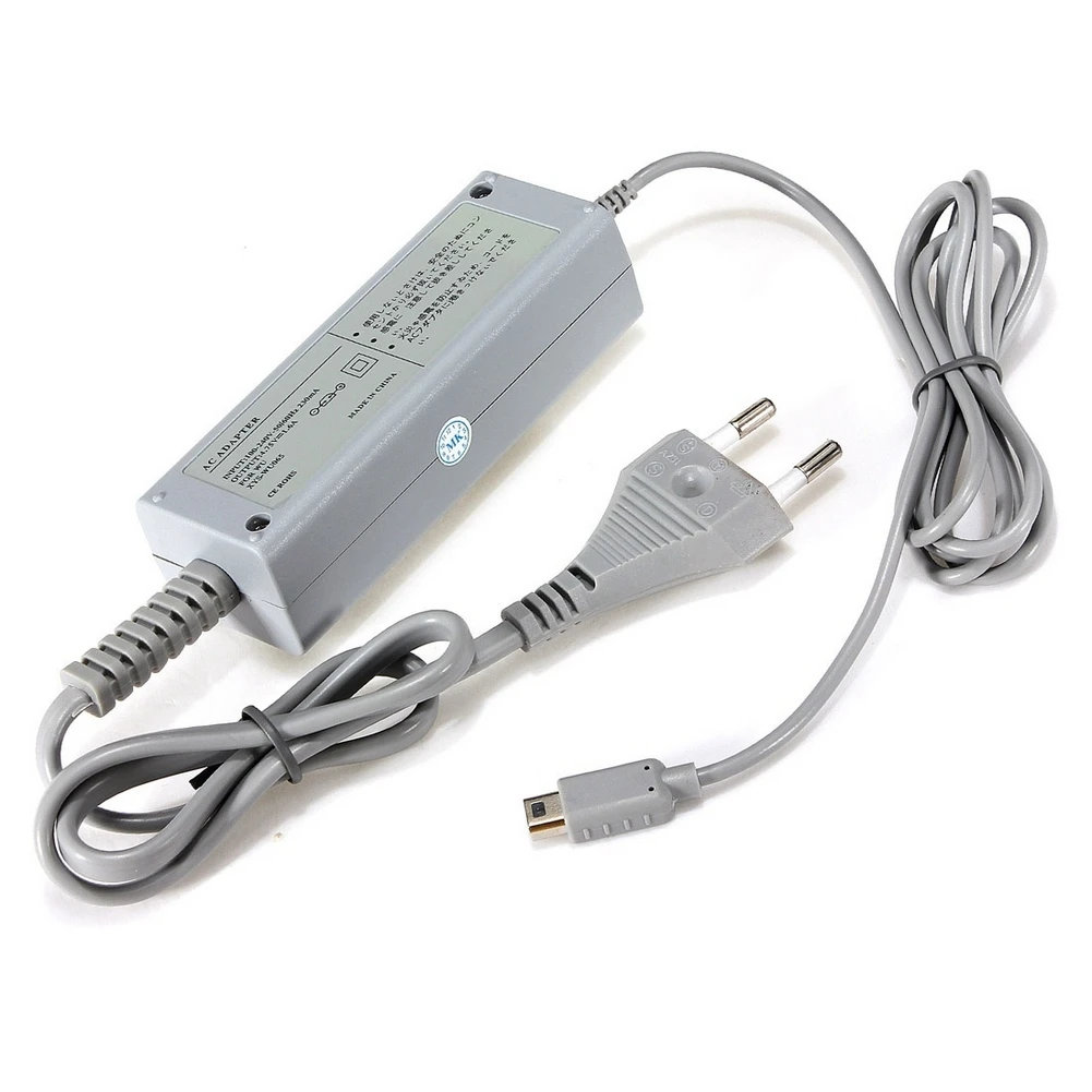 

Hot Sell 100V-240V EU Plug Wall Adapter Power Charger For WiiU Gamepad Controller &