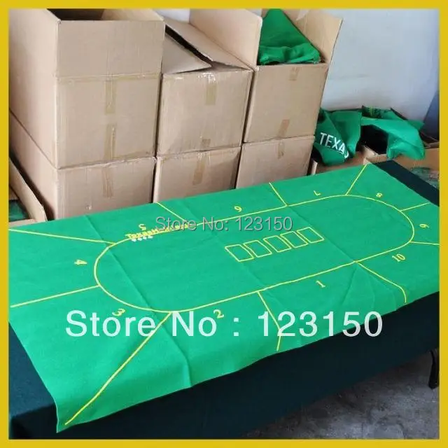 ZB 001 зеленая Нетканая ткань Texas Holdem скатерть для 10 человек 90*180 см|cloth fabric|cloth table