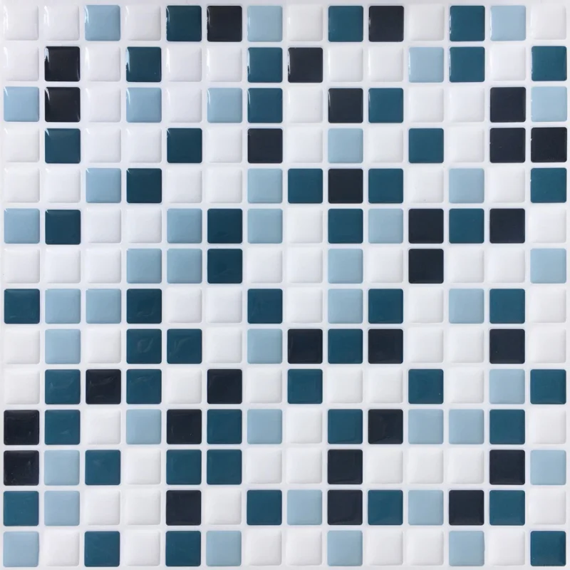Beste Muursticker 3D Moza iuml;ek Muurstickers Zelfklevende Verwijderbare Onregelmatige Tegel Backsplash Voor Badkamer Keuken Muur Decor