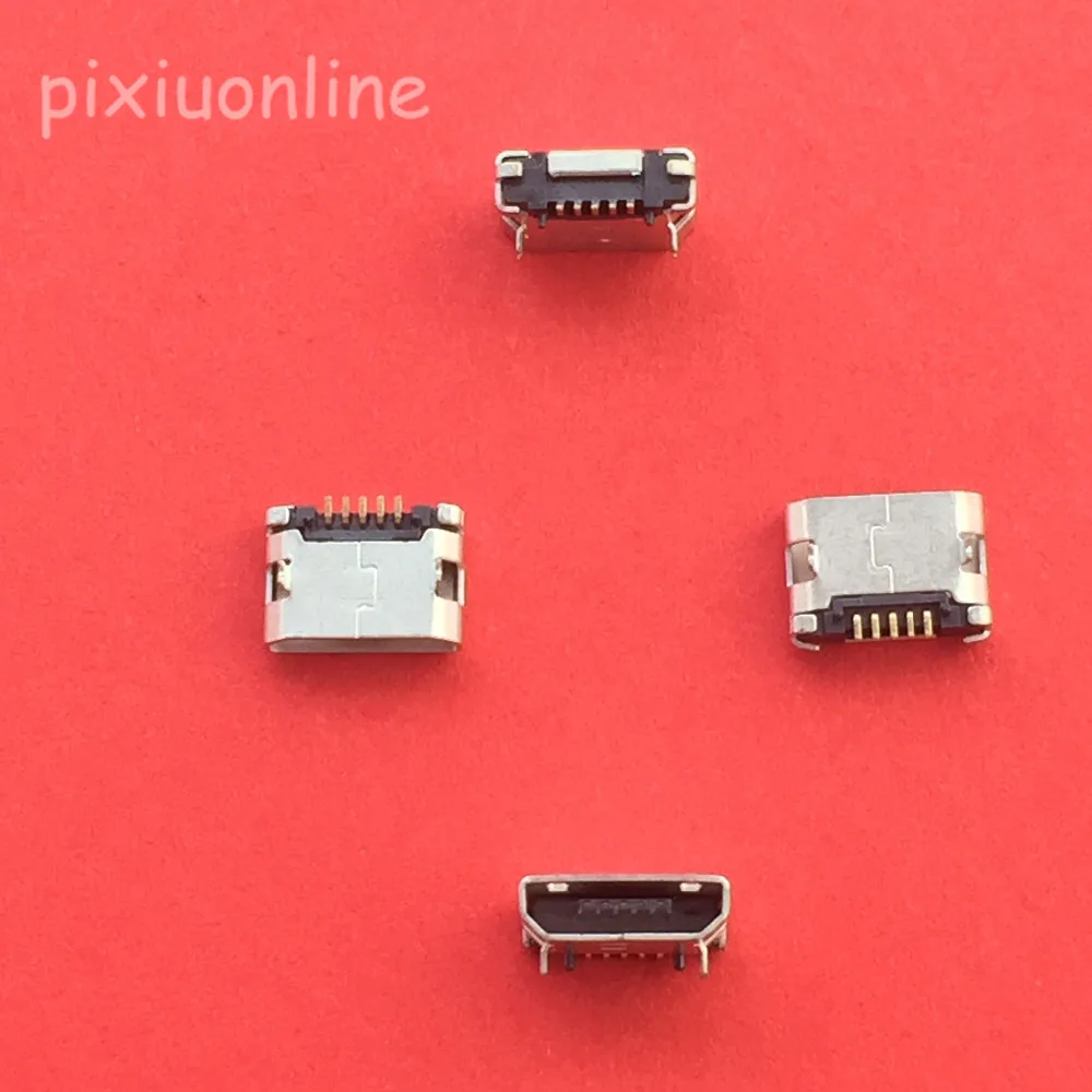 10 шт. G19Y Micro USB 5pin гнездовой разъем для мобильного телефона Micro USB разъем для зарядки прямой рот в потере Россия