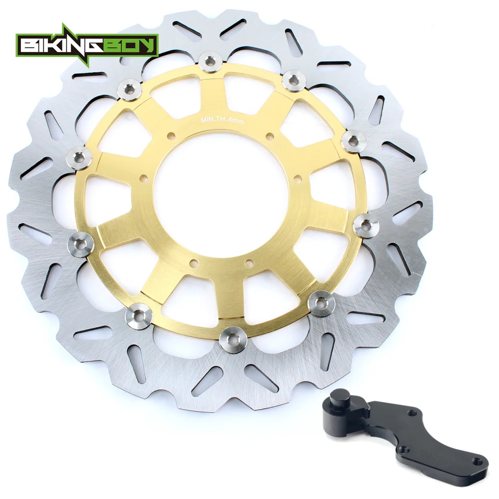 

BIKINGBOY 320mm Oversize Front Brake Disc Rotor Bracket Adaptor for Honda CRF 250 450 X SUPERMOTARD CR125R CR125E CRF250R