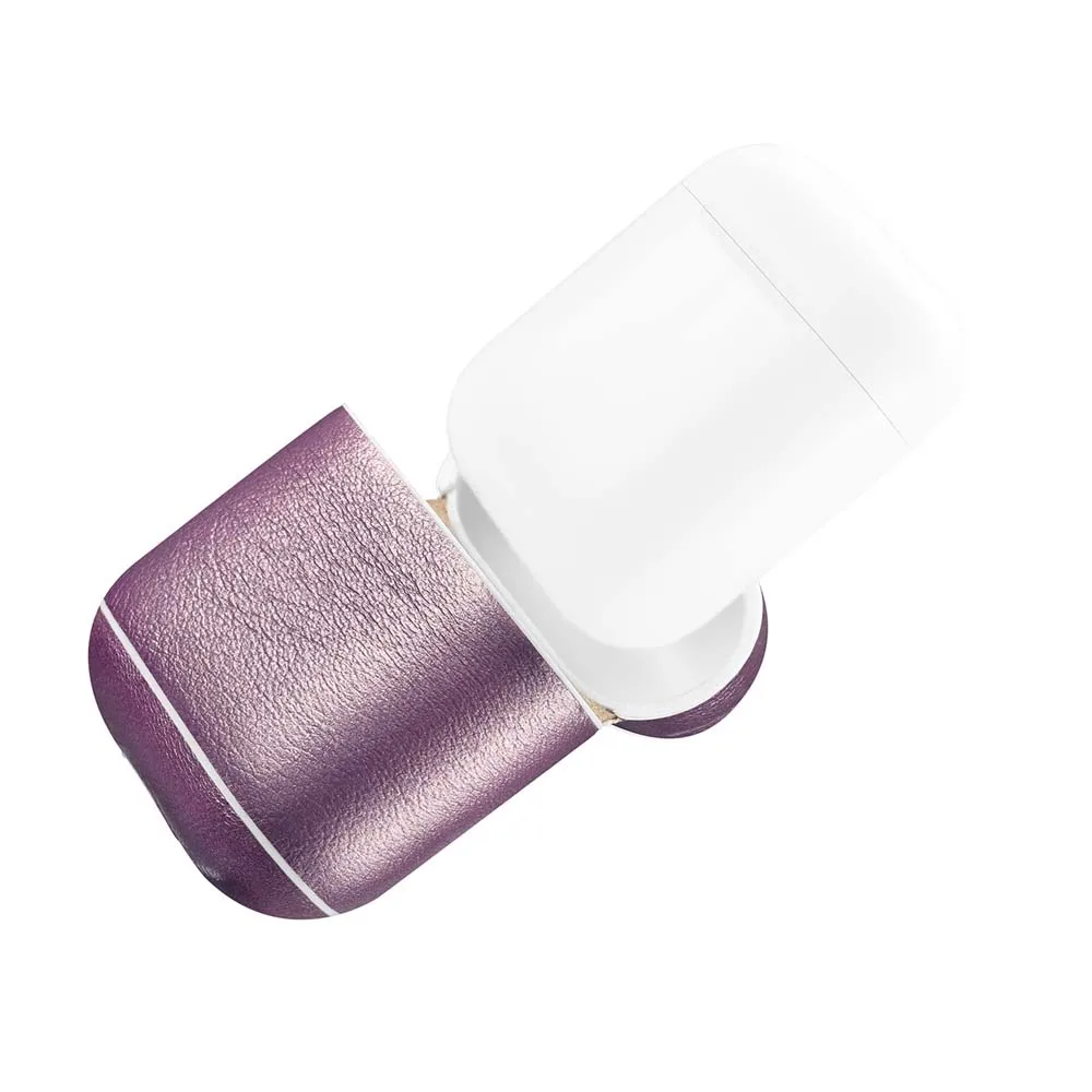 JINSERTA чехол из натуральной кожи для Airpods беспроводные наушники роскошный защитный чехол для хранения