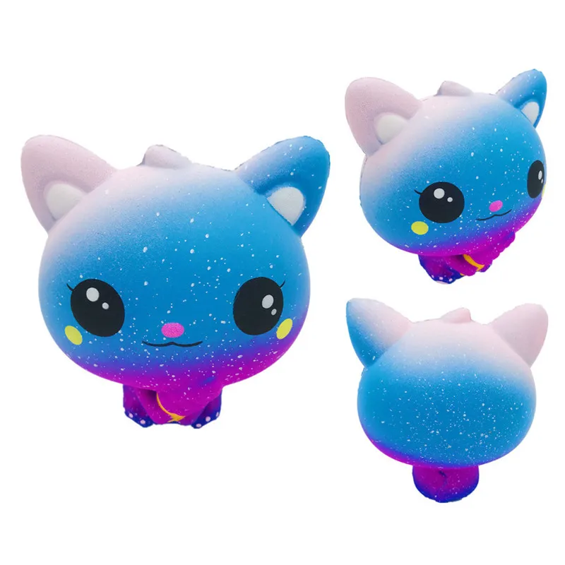 Красочные Galaxy Cat Ароматизированная подвеска замедлить рост игрушка-Антистресс игрушка мягкими снятие стресса игрушка Забавная детская