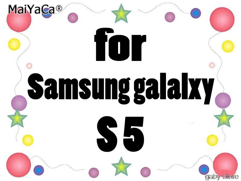 for galaxy S5 MaiYaCa индивидуальные инициалы резиновый чехол для телефона чехол для iPhone 5 6s 7 8 plus 11 pro X XR XS max samsung S6 S7 edge S8 S9 S10 - Цвет: for galaxy S5