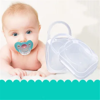 

Baby Boy Girl Infant Pacifier Nipple Cradle Case Holder Box For Baby Healthy Supplies Portable Pacifier Storage Box