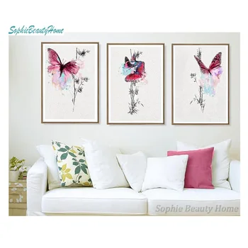 

5D Diamond Craft Embroidery Painted Butterfly Diamond Complete Kit Diy Needle Drill Triple Mosaic Image Decorate Your Home