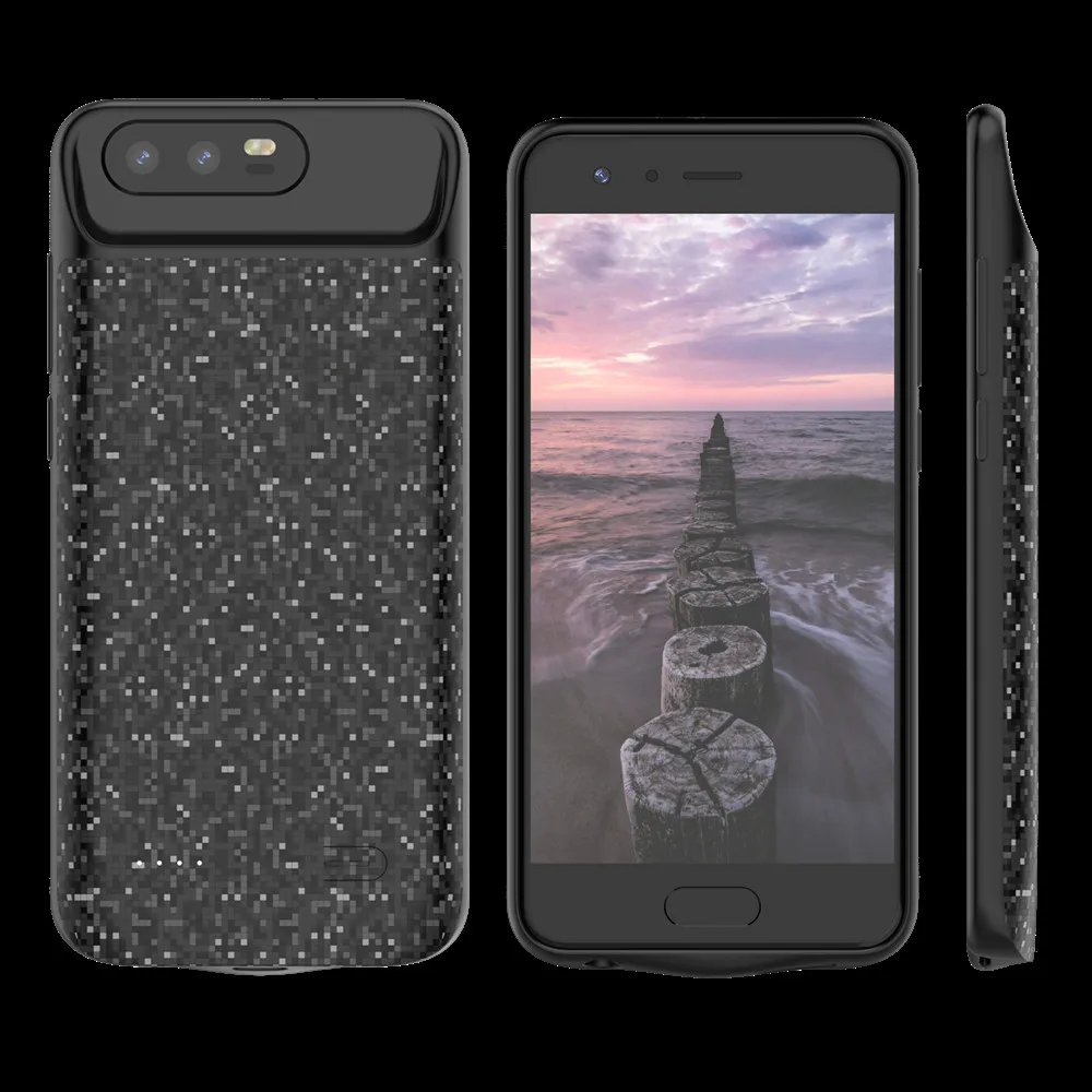 Luxmo External battery case backup charger cover for huawei honor 8 9 Portable power bank case wireless charging case 1