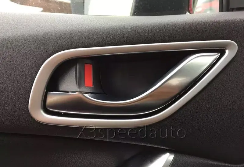 Для Mazda CX-5 2012-15 крышка внутренней дверной ручки Trim 4pcs Chrome Car-styling | Автомобили и
