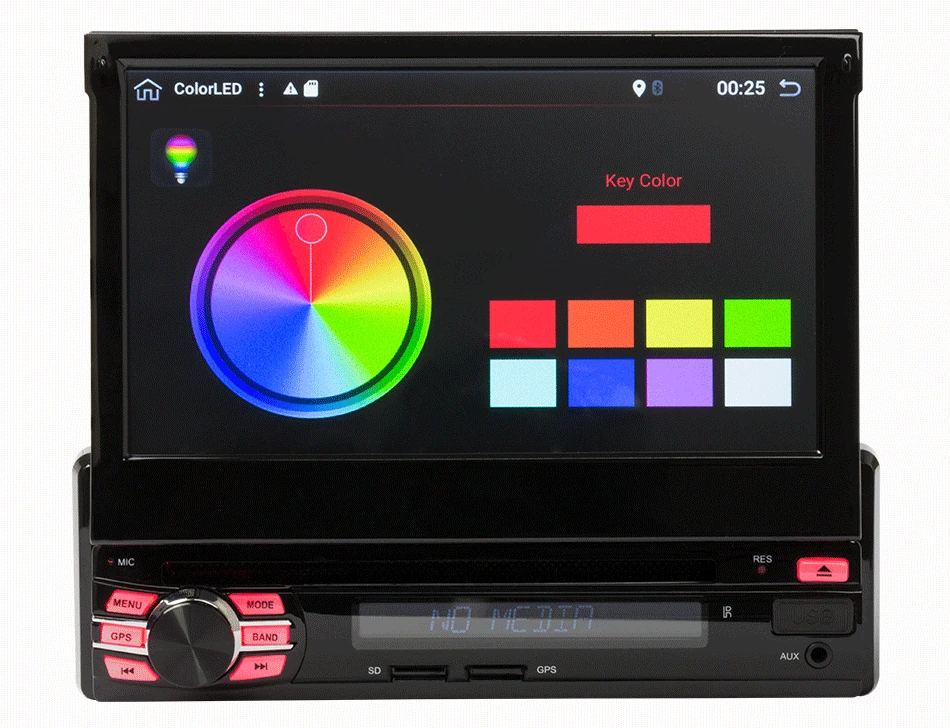 Clearance Eunavi 2G RAM Single 1 Din 7" Android 8.1 Car DVD Player GPS Radio Stereo Universal 1024*600 Hd Head Unit With Wifi Touch Screen 30