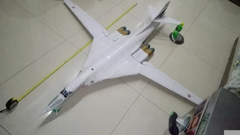 DIY Туполев Tu-160 блэкджек бомбардировщик Крафт Бумажная модель самолет 3D DIY обучающие игрушки ручной работы игра-головоломка для взрослых