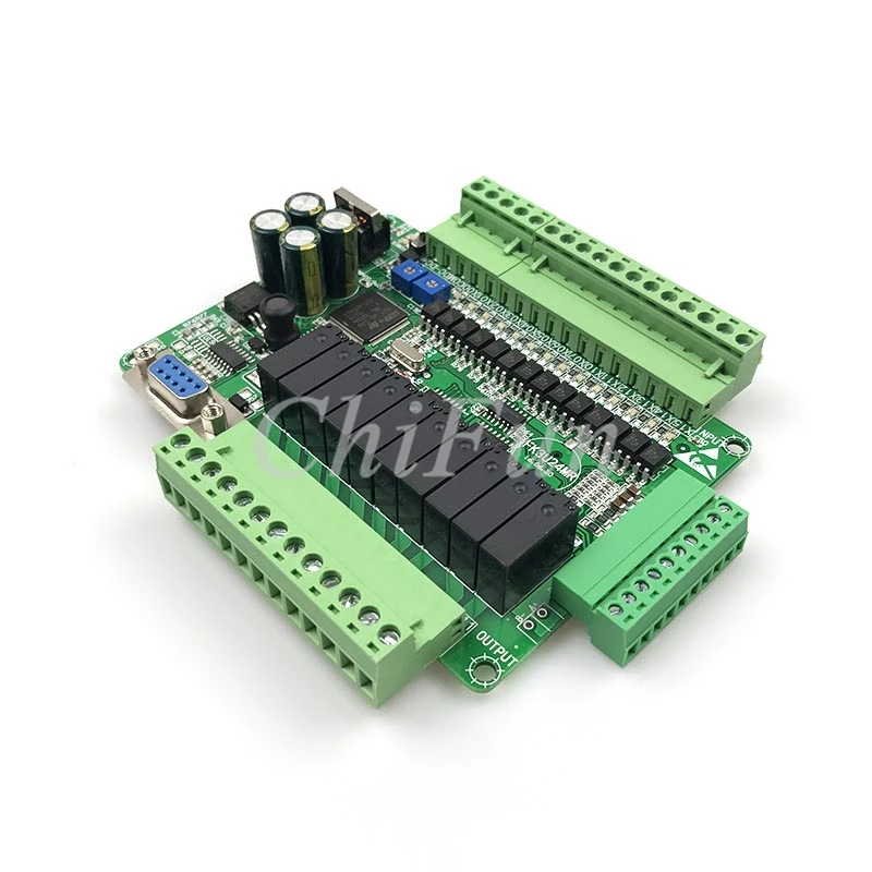 FX3U 24MR 6AD 2DA Высокоскоростная Промышленная плата управления ПЛК RTC с 45 ю