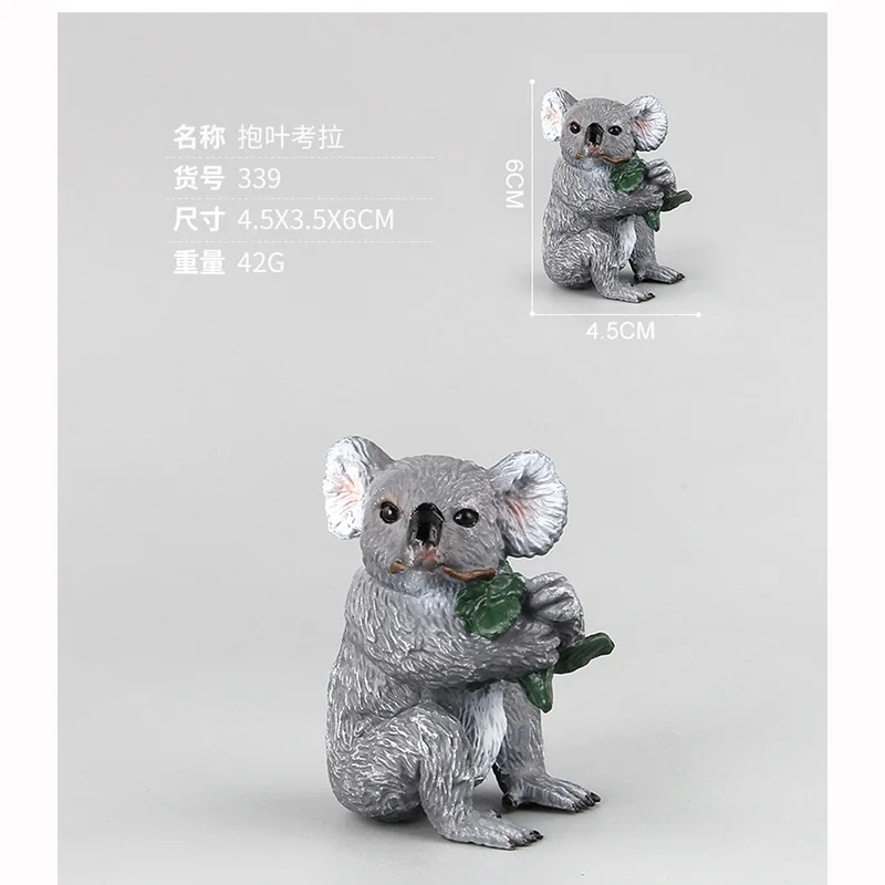 5 видов моделирование милые коала коллекционные игрушки Фигурки животное коала фигурки детей игрушки в форме диких животных