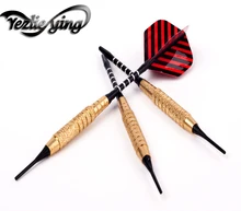 3pcs high quality 18g copper, aluminum shaft soft tip darts toy outdoor practice electronic darts