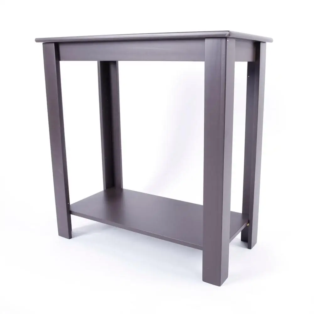 

Simple Two-story Bedside Table Side Coffee Table Brown ZT018 Durable Stable Easy To Wipe High Quality Good Decoration