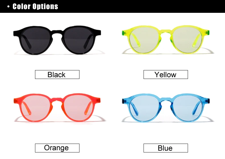 Ralferty, хип-хоп солнцезащитные очки для женщин и мужчин, трендовые флуоресцентные желтые маленькие круглые солнцезащитные очки, женские цветные очки W813059
