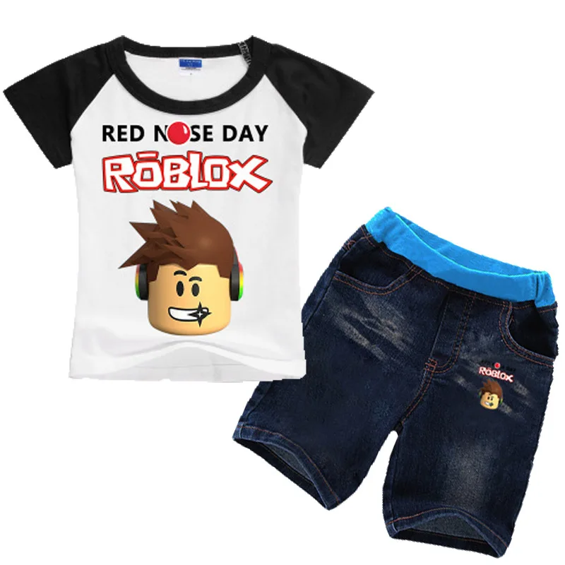 Vestidos Kids Summer Clothes Set For Boys Roblox Red Nose - roblox japanese clothing