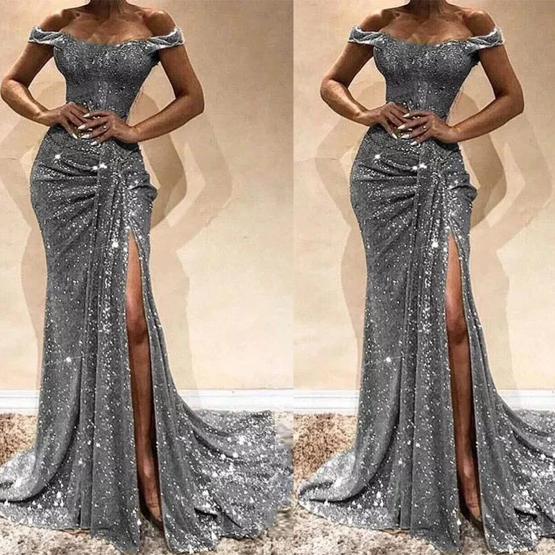 1PC Women Long Evening Cocktail Dress Party Ball Gown Formal Bridesmaid Wedding