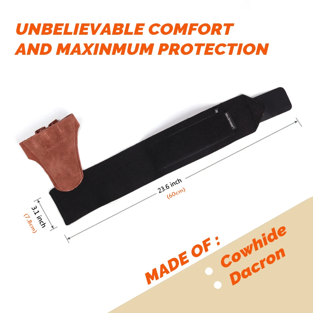  Leather Weight Lifting Gloves with Wrist Wraps Hand Grips for Palm Protection Crossfit Weightliftin