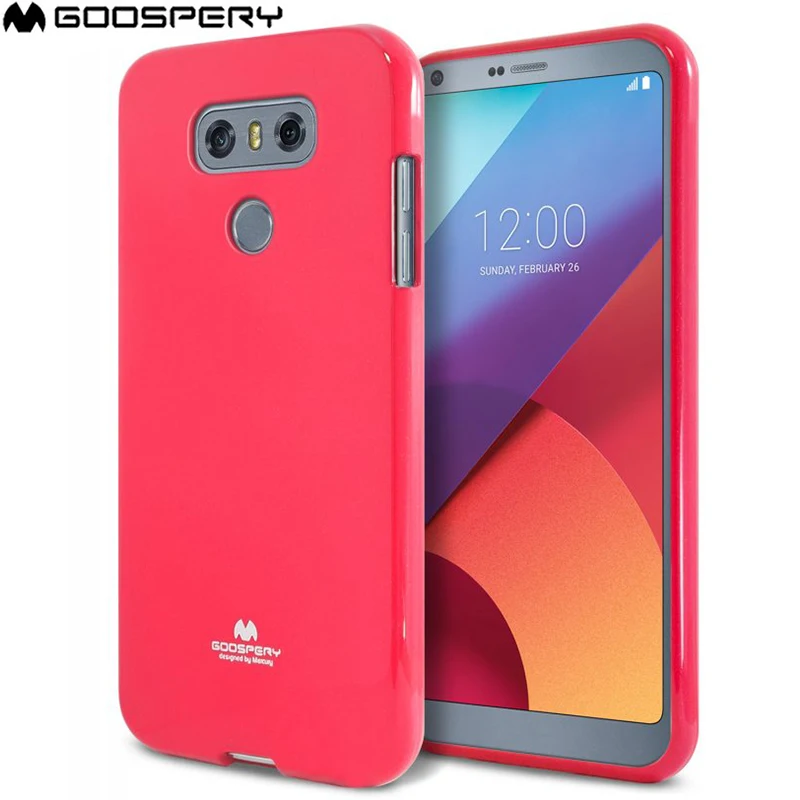 

Original Genuine Mercury Goospery Pearl Jelly Case Soft Slim TPU Color Gel Silicone Cover For LG G3 G4 G5 G6