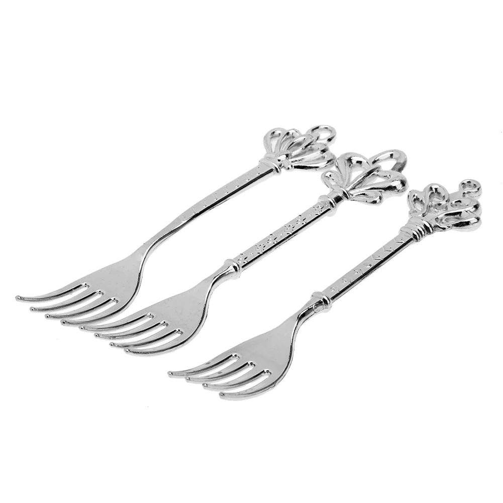 3 шт. винтажная вилка для фруктов|fruit fork|mini forkfork cake |