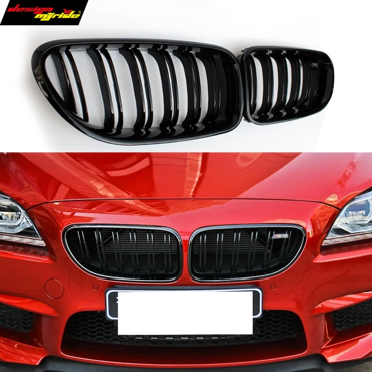

F06 Grill F12 Kidney Front Grille F13 Replacement ABS M6 Bumper Grill for BMW 6 Series Grand Tourer 640i 650i 650 Black Grill