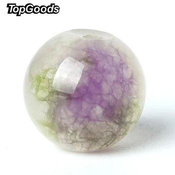

TopGoods Natural Gemstone Beads Purple Jasper Loose Rosary Stone Beads 6/8/10mm 15'' Jade Stone Quartz Gem For Bracelet Making