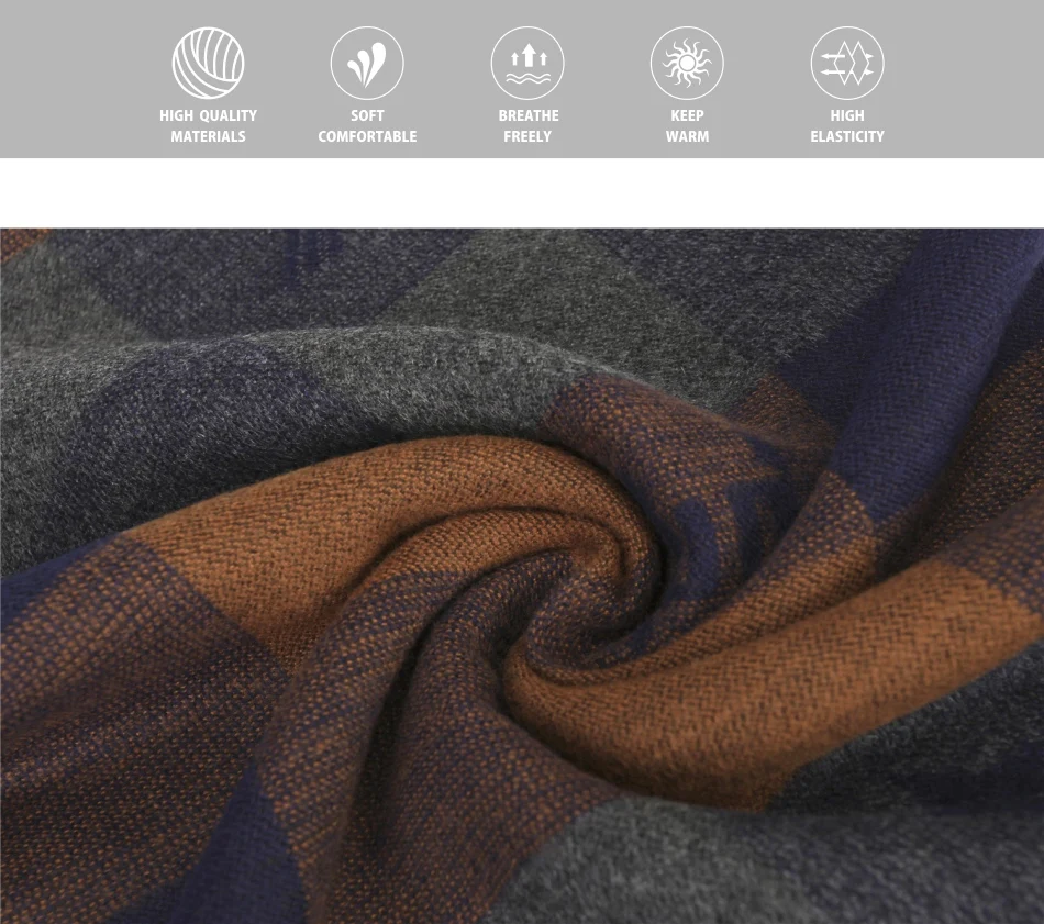 men wearing scarves Scarves men Scarf Top Quality mens 2017 New Pashmina Cashmere Gift Plaid Classic Style For man Dress Luxury Brand Scarfs Casual men's scarves & shawls