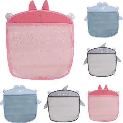 

1pc Wall Hanging Kitchen Bathroom Storage Bags Knitted Net Mesh Bag Baby Bath Toys Make Up Organizer Container