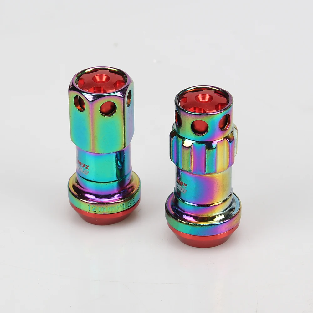 R40 стиль 44 мм колеса гайки сталь M12x1.5/1 25 Nec хром гоночные замок с ключом