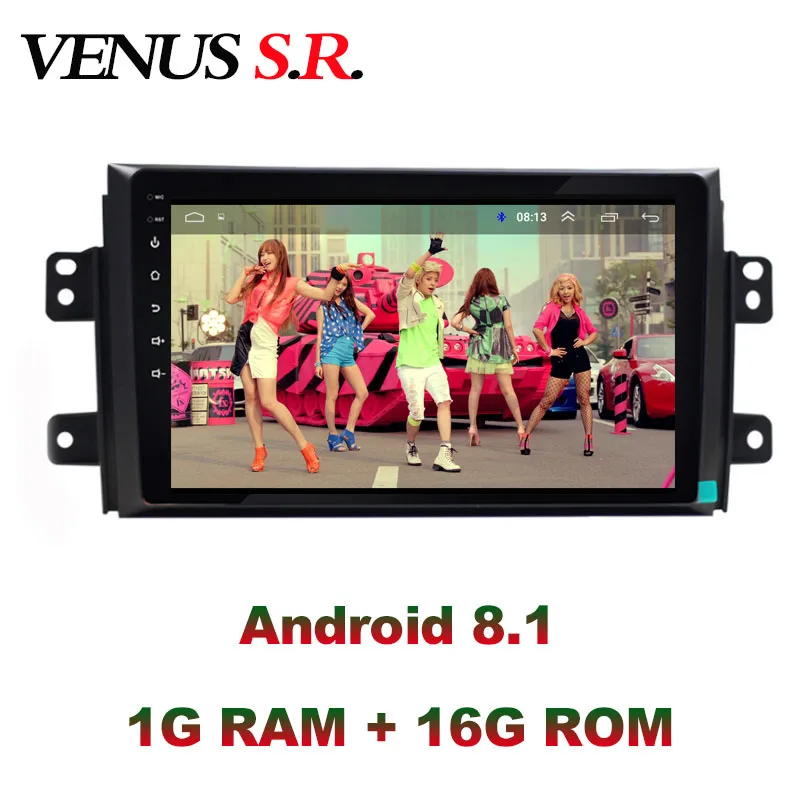 Sale VenusSR Android 8.1 2.5D car dvd For Suzuki SX4 radio 2007-2013 multimedia GPS Radio stereo gps navigation 5