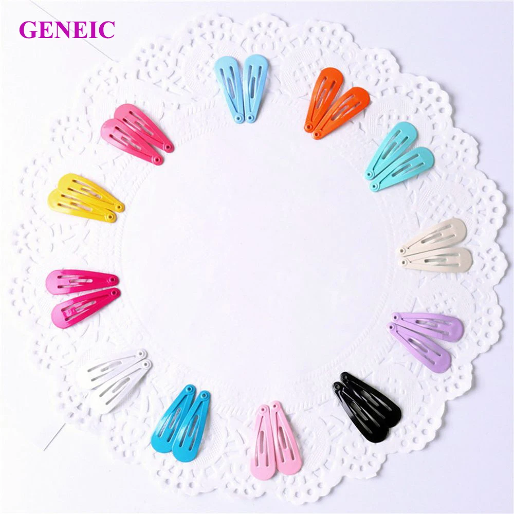 

30 Pcs/Set Candy Color Multi-color Small Hair Clip For Litter Girls Hair Styling Tools Accessories Color Sent By Random