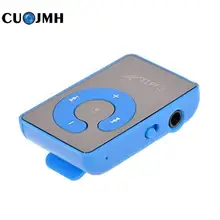 Мини Зеркало Клип Usb цифровой MP3 музыкальный плеер Поддержка 8 Гб SD TF карта музыкальный плейер Волкман Lettore лучший подарок для детей 6 цветов