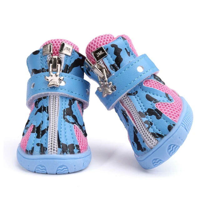 Colorful Small Dog Shoes Little Pet Tennis Shoes Non slip Breathable