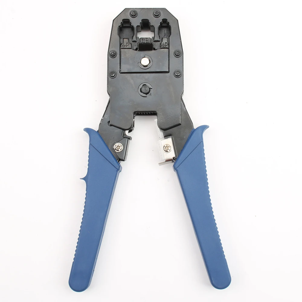 Сетевой Ethernet кабельный тестер RJ45 комплект щипцы обжимной инструмент дырокол RJ11