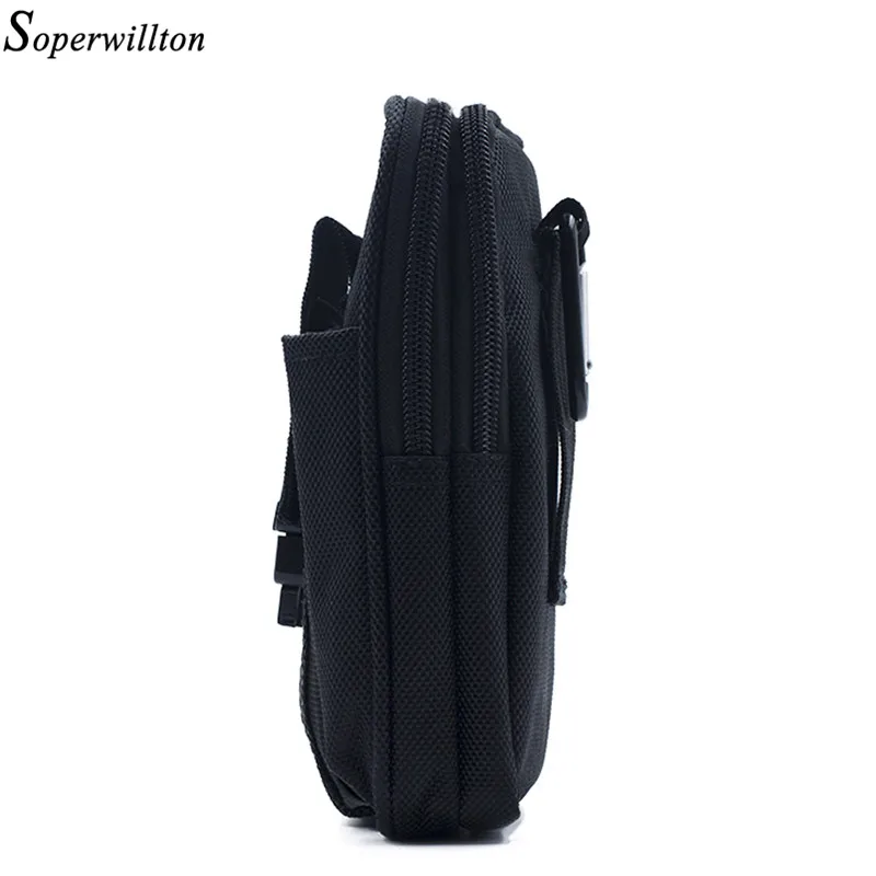 Soperwillton,, Мужская поясная сумка, модная оксфордская Мужская поясная сумка, Мужская поясная сумка для мобильного телефона, черная поясная сумка J100