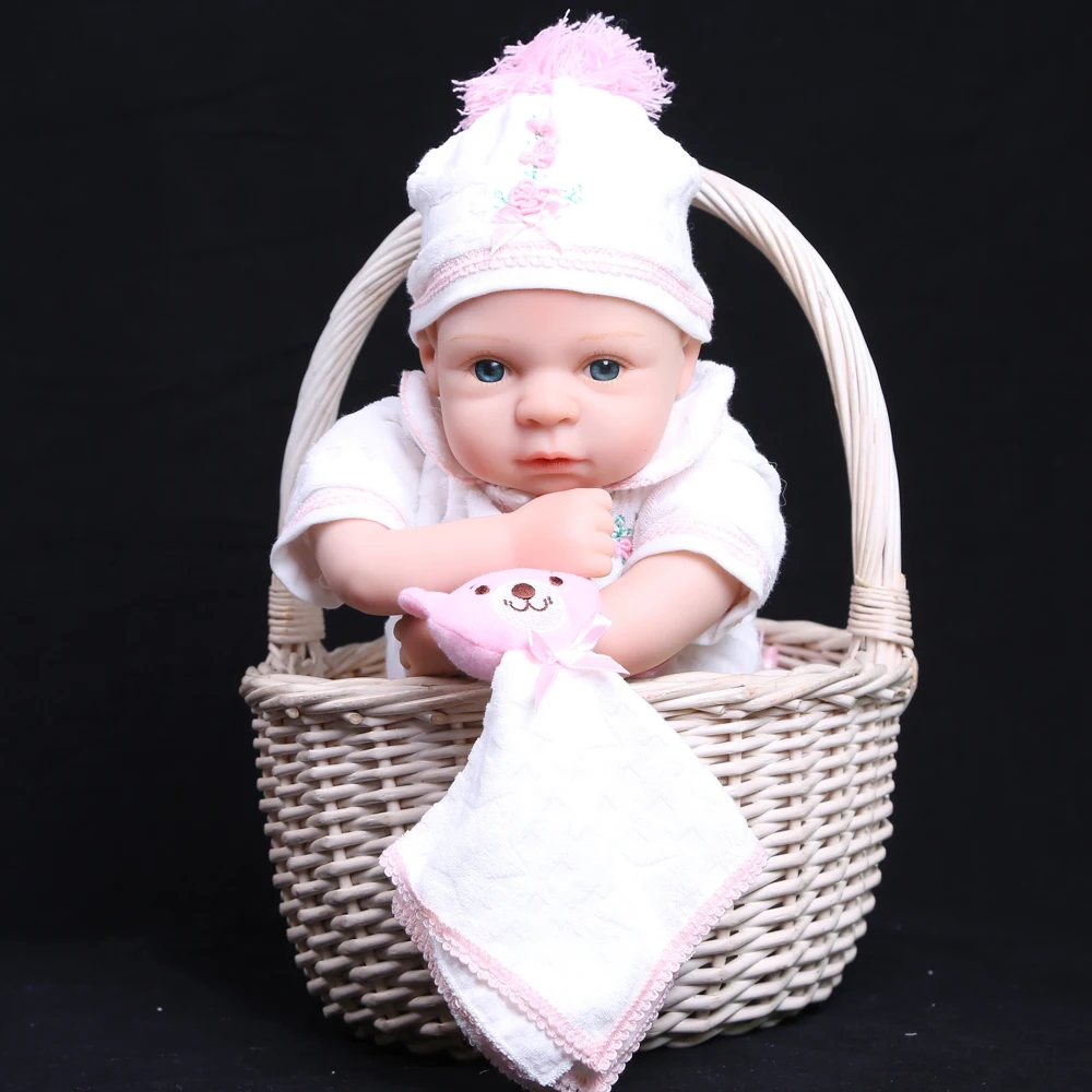 22Inch Silicone Reborn Baby Doll Kids Playmate Gift for Girls Baby