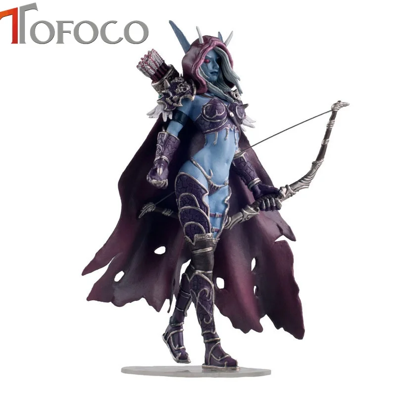 TOFOCO Lich King Sylvanas Windrunner Figma Anime Darkness Ranger Lady ПВХ Экшн фигурки из игры WOW Детские