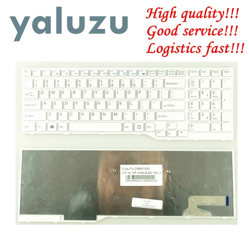 YALUZU свяжитесь с нами для Fujitsu для Lifebook A544 AH544 AH564 A544 AH544 AH564 Клавиатура ноутбука CP648386-03 MP-13K33US-930 CNYACP648386
