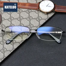 KATELUO брендовые компьютерные очки мужские очки лучшая рамка Оптические очки против усталости облучение-устойчивые очки oculos 8801