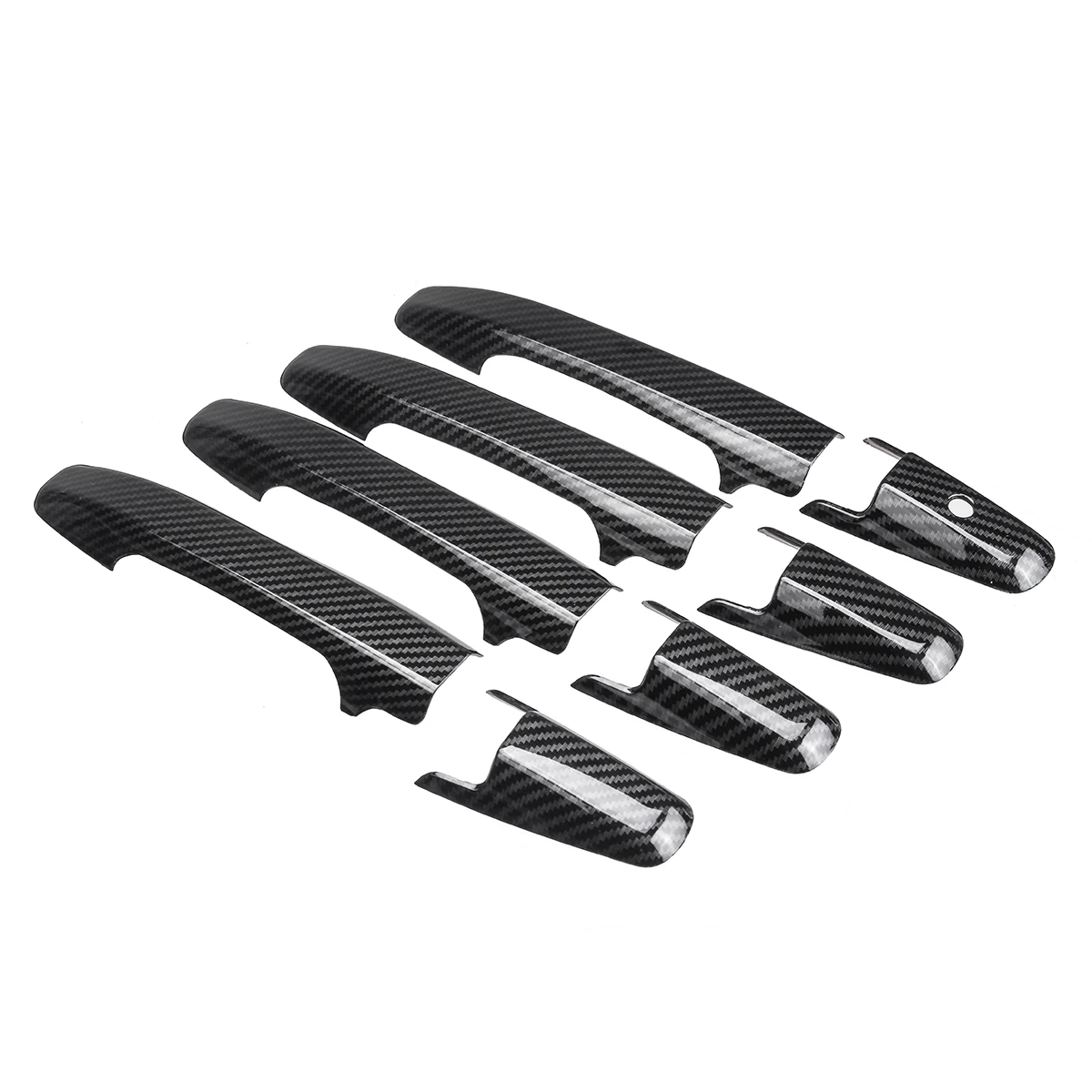 Carbon Fiber Exterior Door Handle For Honda for Civic 2006-2011 Outside Door Handle Cover Grab Trim Car Styling Accessories