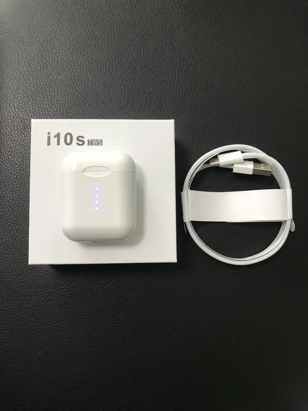 Оригинальные i10 TWS беспроводные наушники Bluetooth 5,0 наушники сенсорное управление Тип C Беспроводная зарядка HiFi Музыка 3D звук наушники