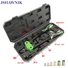 1" заклепочный гаечный пистолет 360 мм ручной клепальный пистолет с двумя ручками для гвоздей M3 до M10 ручной Клепальщик винтовой пистолет Rivnut пистолет