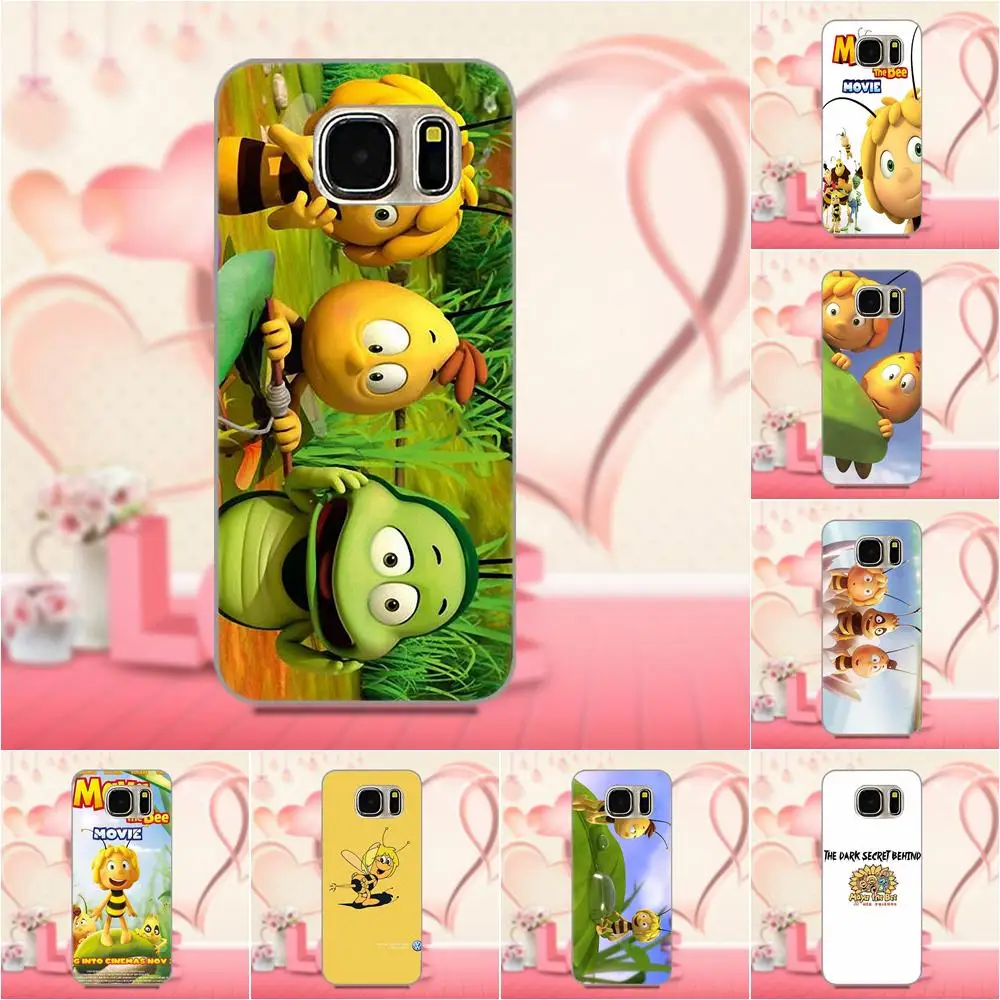 Oedmeb мягкий милый чехол из ТПУ для Samsung Galaxy A3 A5 A7 J1 J3 J5 J7 2016 2017 S5 S6 S7 S8 S9 edge Plus Maya The Bee |