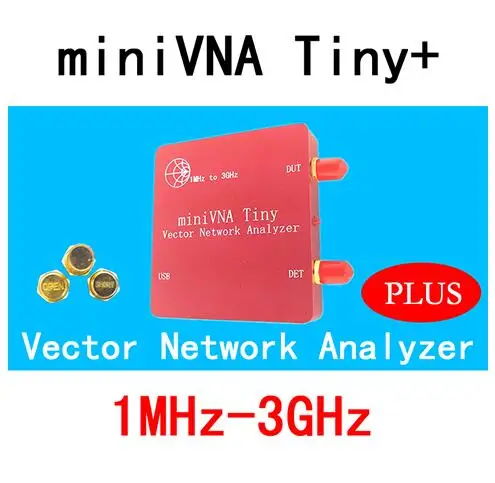 

VNA 1M-3GHz Vector Network Analyzer miniVNA Tiny+ VHF/UHF/NFC/RFID RF Antenna Analyzer Signal Generator SWR/S-Parameter/Smith