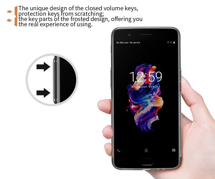 oneplus 5 oneplus5 TPU Case Nillkin Gel Clear Transparent Nature Silicone Cover For 1 plus 5 A5000 one plus 5 (5.5'') cover case (3)