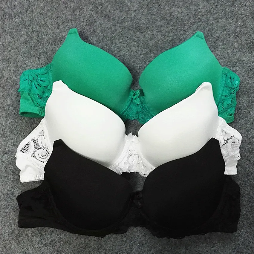 

Women's Sexy Smooth Seamless Essential Normal Padded No Push up Underwire Full Coverage T-shirt Bra B/C cups H236