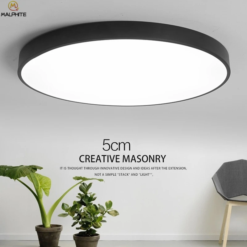 

Modern Ultra-thin Hanging LED Ceiling Light Living Room Bedroom LED Ceiling Lamp Nordic Corridor Lion Lighting Decor Luminaire