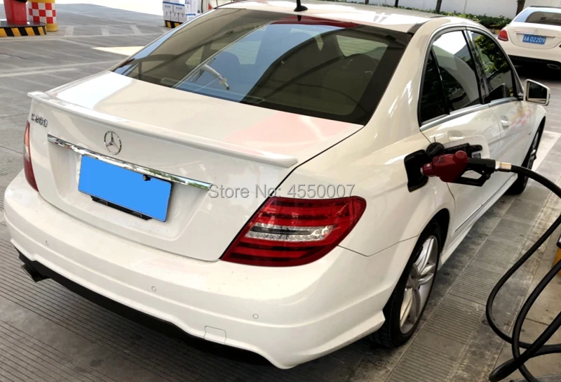 Для w204 mercedes benz Спойлер ABS Материал автомобиля заднее крыло спойлер для w204 mercedes benz C180 C200 C260 спойлер 2010