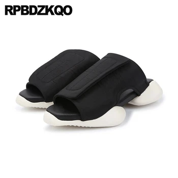 

Platform Native Black Large Size Slippers Sandals 45 Outdoor Plus Summer Designer Shoes Men High Quality Slides Italian Leather